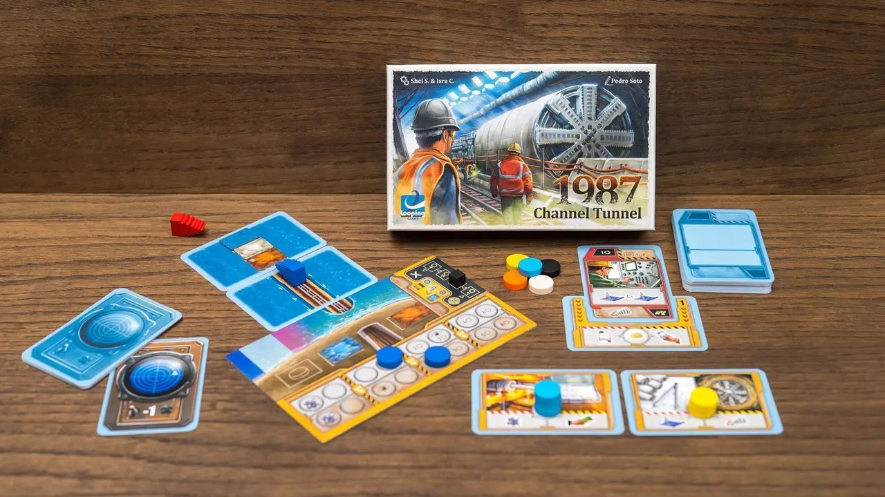 La editorial c&aacute;ntabra de juegos de mesa Looping Games gana el premio HISPA 2019 al mejor juego de edici&oacute;n espa&ntilde;ola con '1987 Channel Tunnel'