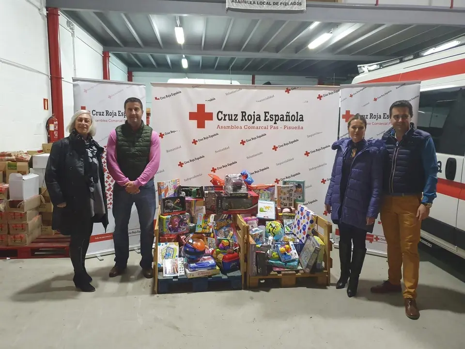 Entrega de los juguetes