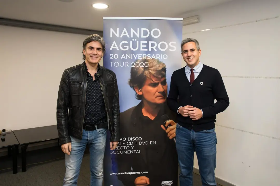 Nando Ag&uuml;eros con Pablo Zuloaga