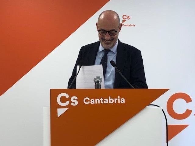 El portavoz autonómico de Cs Cantabria, Félix Álvarez