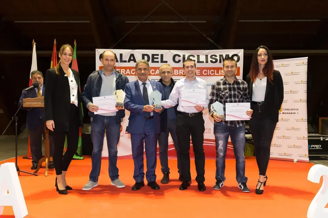 Revilla en la gala de ciclismo