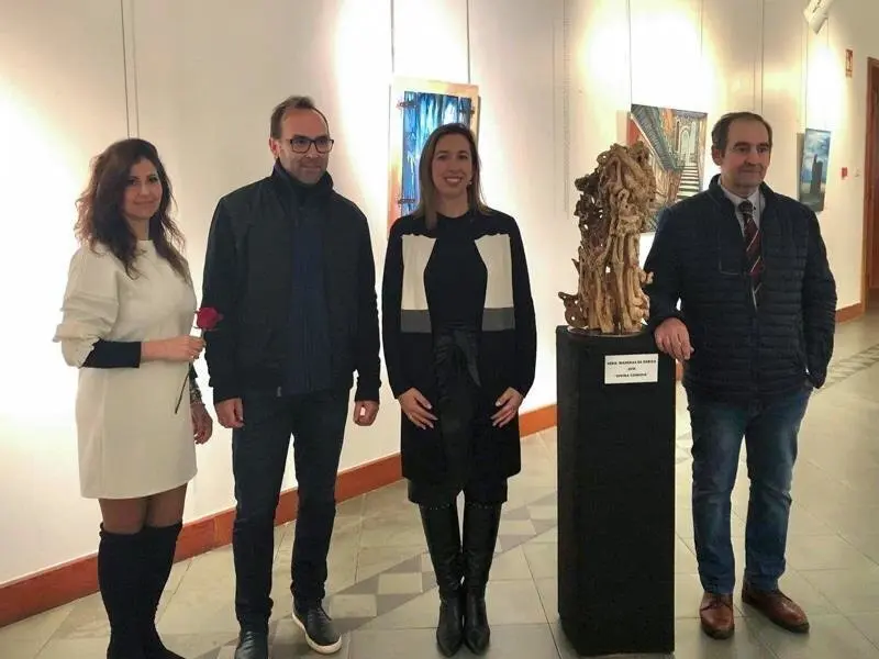 S&aacute;nchez destaca la calidad de las obras art&iacute;sticas de la exposici&oacute;n &lsquo;Blanca, Reina en Reinosa&rsquo;
