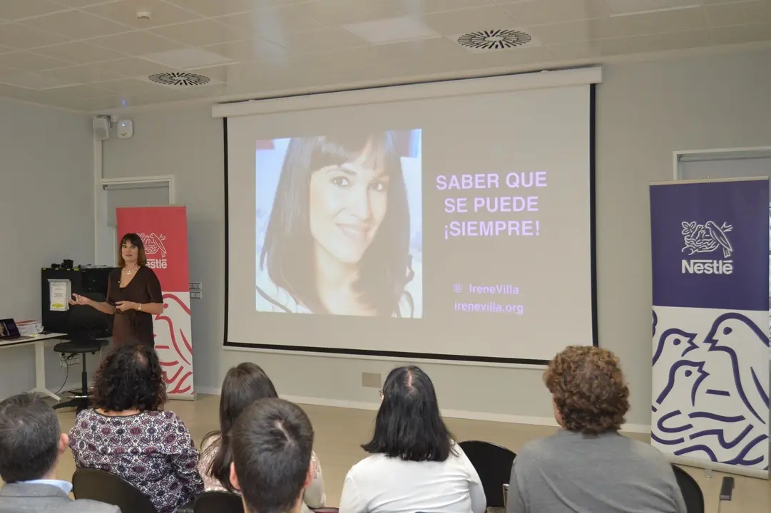 Irene Villa participa en un encuentro de Nestl&eacute; Espa&ntilde;a sobre el Plan de Igualdad de la compa&ntilde;&iacute;a