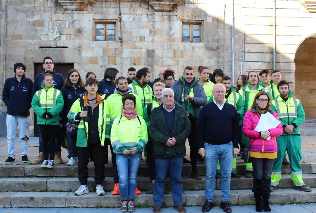 Alumnos de la Escuela Taller de Reinosa