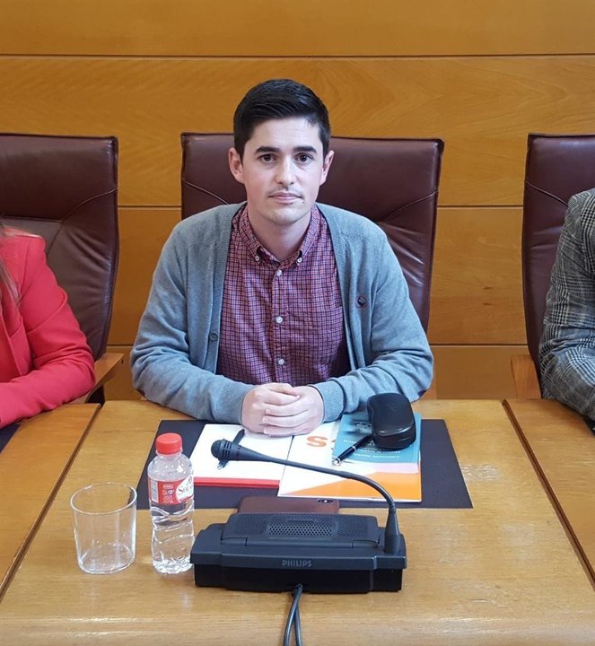 El diputado del grupo Cs en el Parlamento de Cantabria Diego Marañón