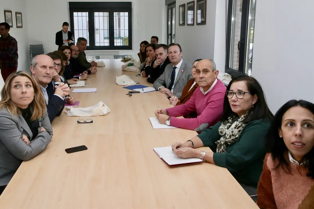 El consejero de Desarrollo Rural y Medio Ambiente, Guillermo Blanco, durante la jornada de Econom&iacute;a Circular celebrada en Corvera de Toranzo