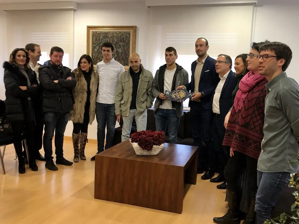 La Corporaci&oacute;n recibe a Sergio Garc&iacute;a tras revalidar su t&iacute;tulo como Campe&oacute;n de Europa