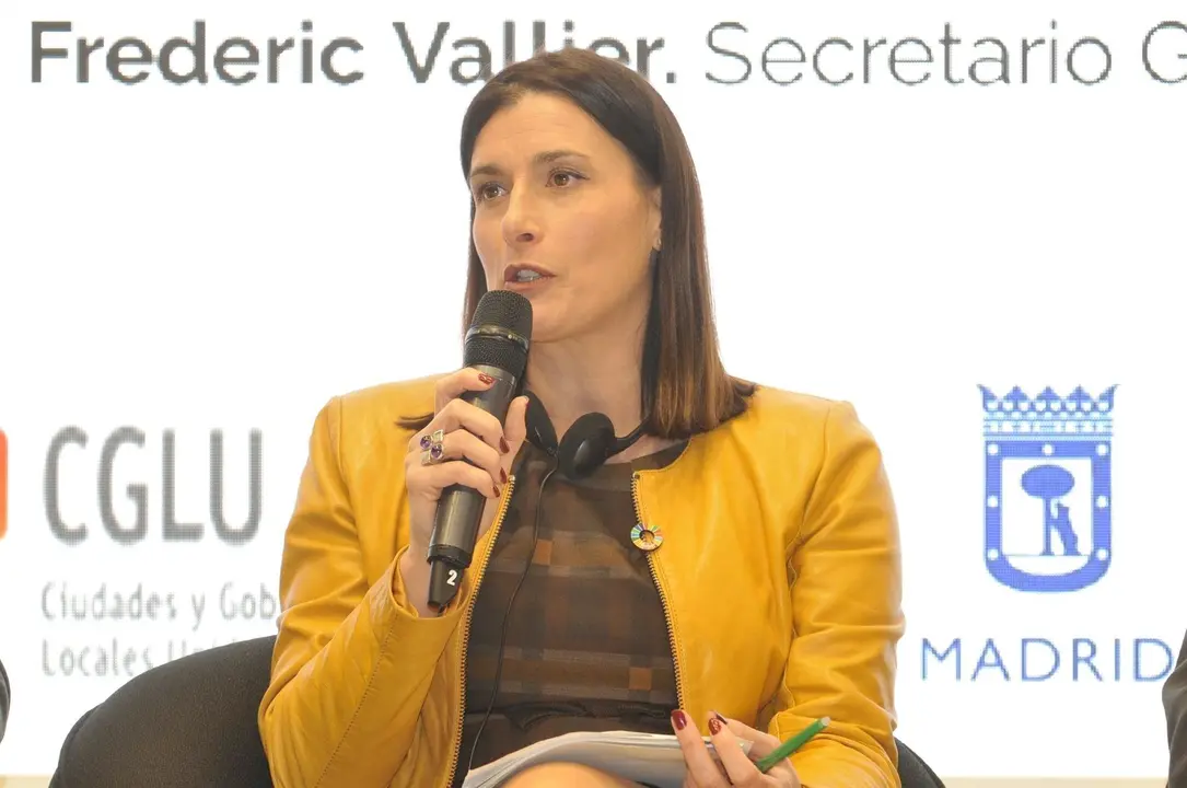 La alcaldesa de Santander, Gema Igual, interviene en la Cumbre del Clima, en Madrid