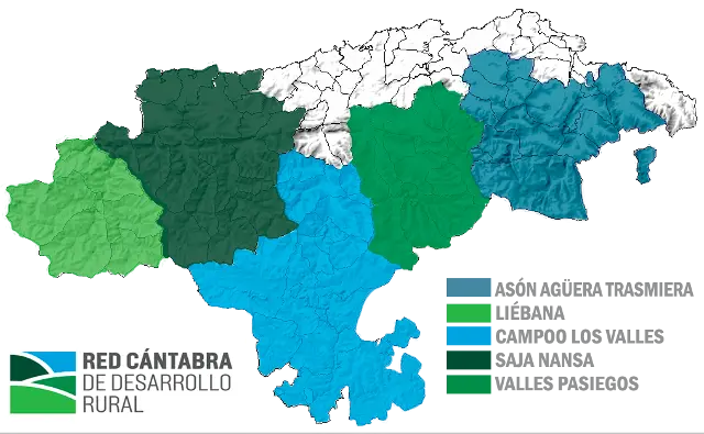 mapa grupos accion local
