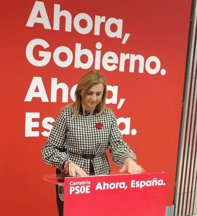 Noelia Cobo, secretaria de Organización del PSOE de Cantabria