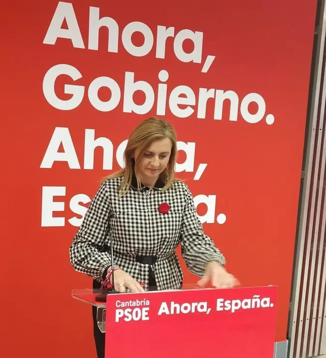 Noelia Cobo, secretaria de Organizaci&oacute;n del PSOE de Cantabria