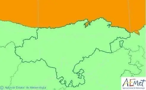 Aviso naranja por fen&oacute;menos costeros este s&aacute;bado en Cantabria