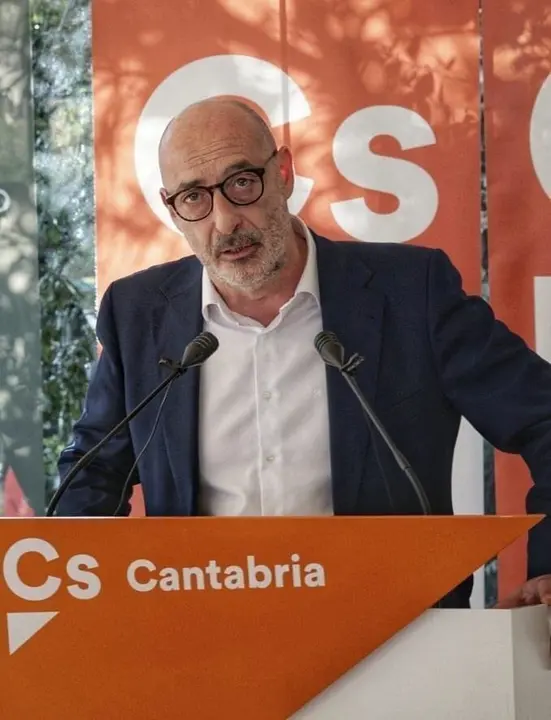 F&eacute;lix Alvarez en la comida de Navidad de Cs