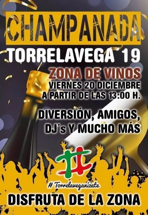 Carte de la champanada convocada en Torrelavega