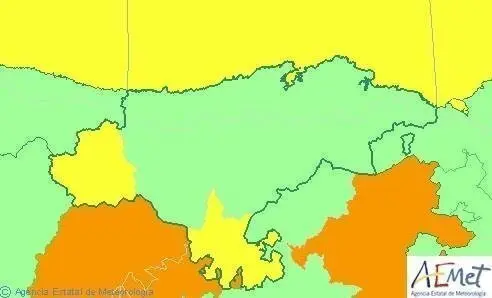 Avisos para este viernes en Cantabria