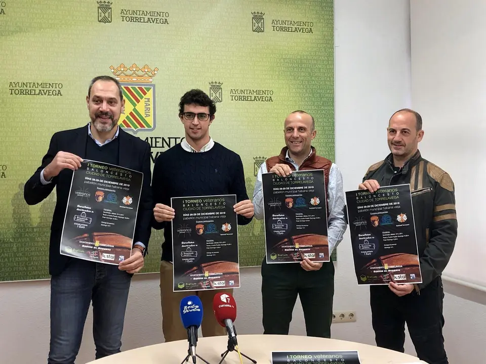 Presentaci&oacute;n del I Torneo de Veteranos de Baloncesto 'Ciudad de Torrelavega'