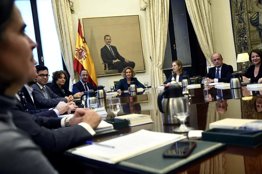 Reuni&oacute;n de la Mesa del Congreso de los Diputados