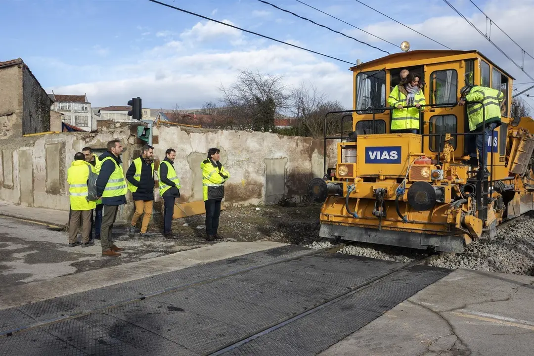 Tramo en reparaci&oacute;n tras las inundaciones