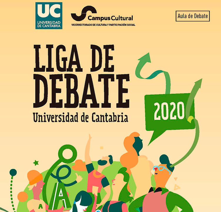 cartel anunciador liga de debate 2020