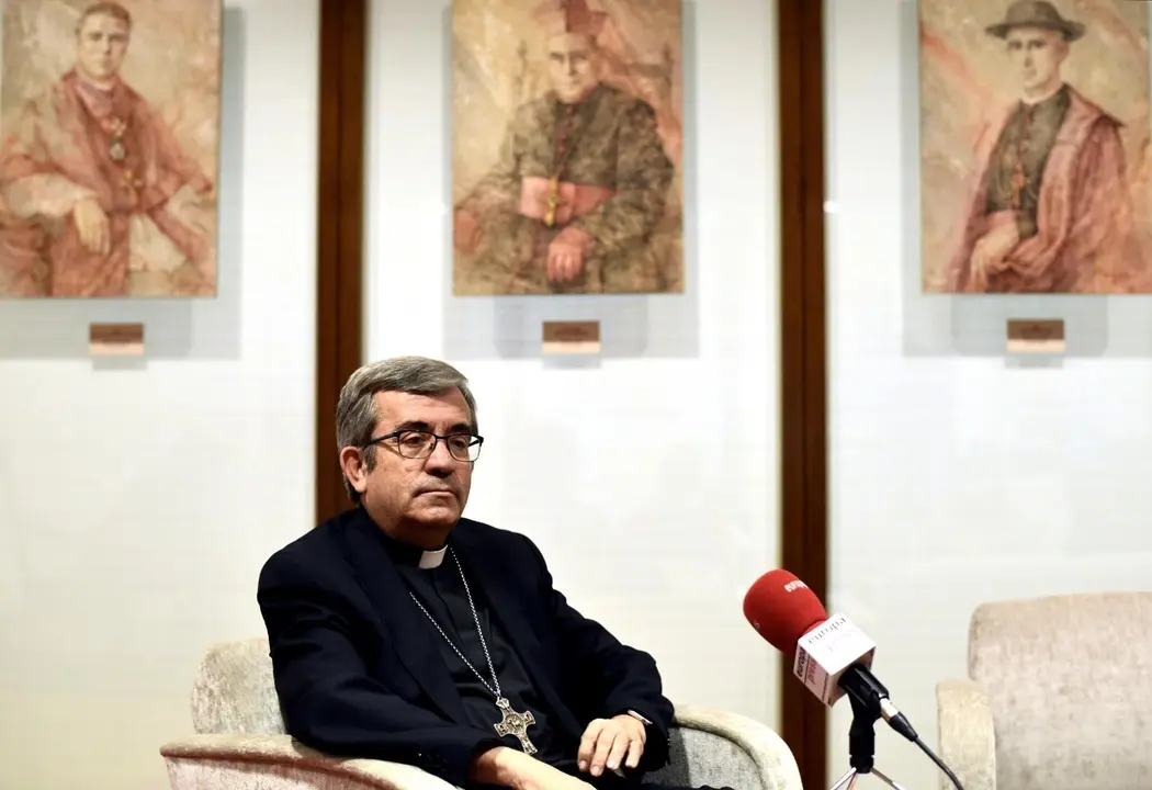 Entrevista de Europa Press con el secretario general y portavoz de la Conferencia Episcopal Espa&ntilde;ola (CEE), Luis Arg&uuml;ello, en Madrid (Espa&ntilde;a), a 18 de diciembre de 2019.