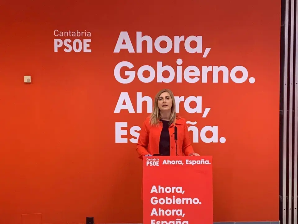 Noelia Cobo, secretaria de Organizaci&oacute;n PSOE Cantabria