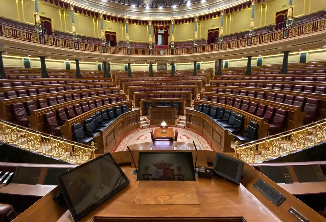 Vista general del Congreso de los Diputados