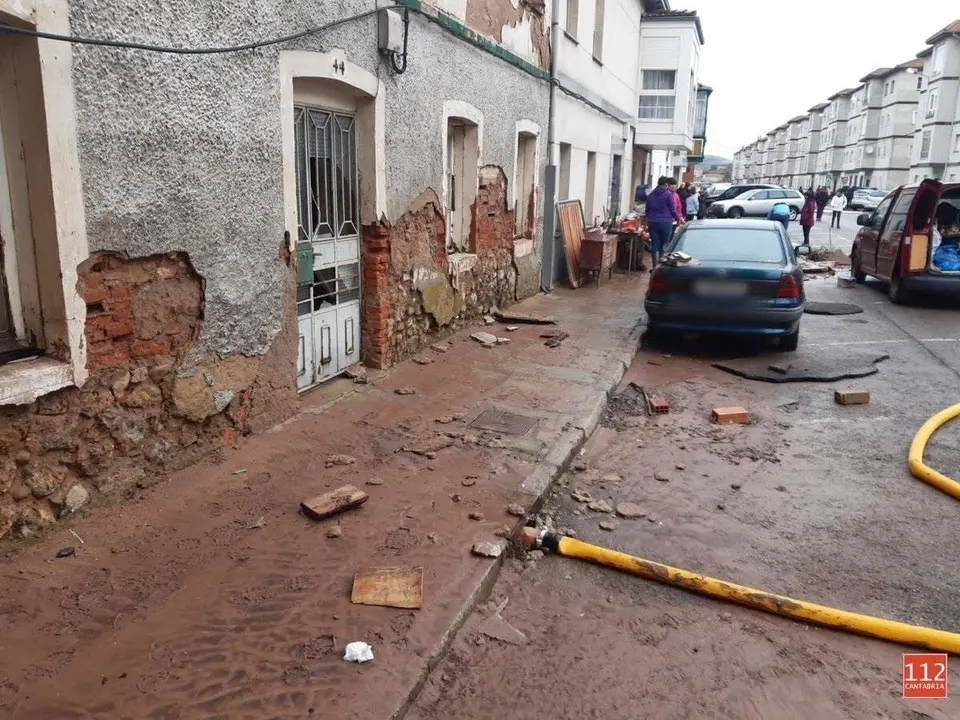 Efectos de las inundaciones en Reinosa
