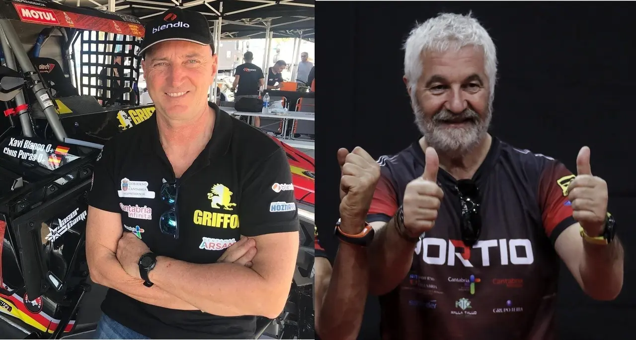 Los pilotos c&aacute;ntabros Chus Puras y Jos&eacute; Luis Pe&ntilde;a