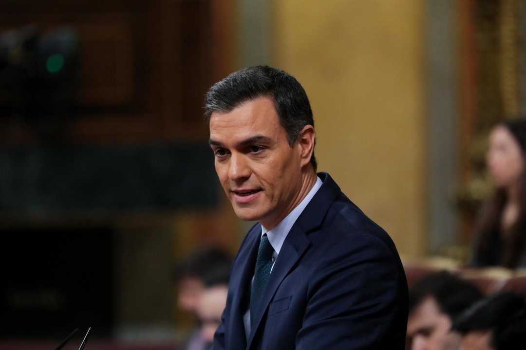 El candidato a la Presidencia de Gobierno, Pedro Sánchez