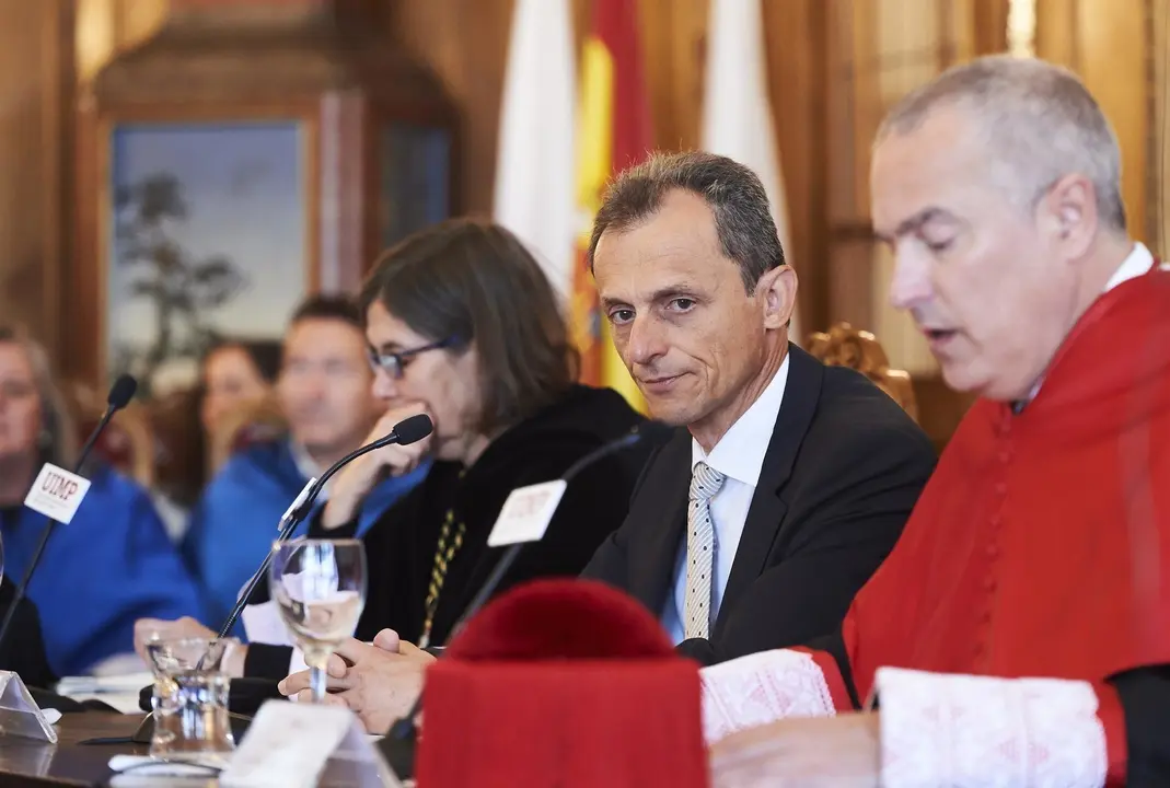 El ministro de Ciencia, Innovaci&oacute;n y Universidades en funciones, Pedro Duque, este pasado verano en el Palacio de la Magdalena de Santander (Espa&ntilde;a).