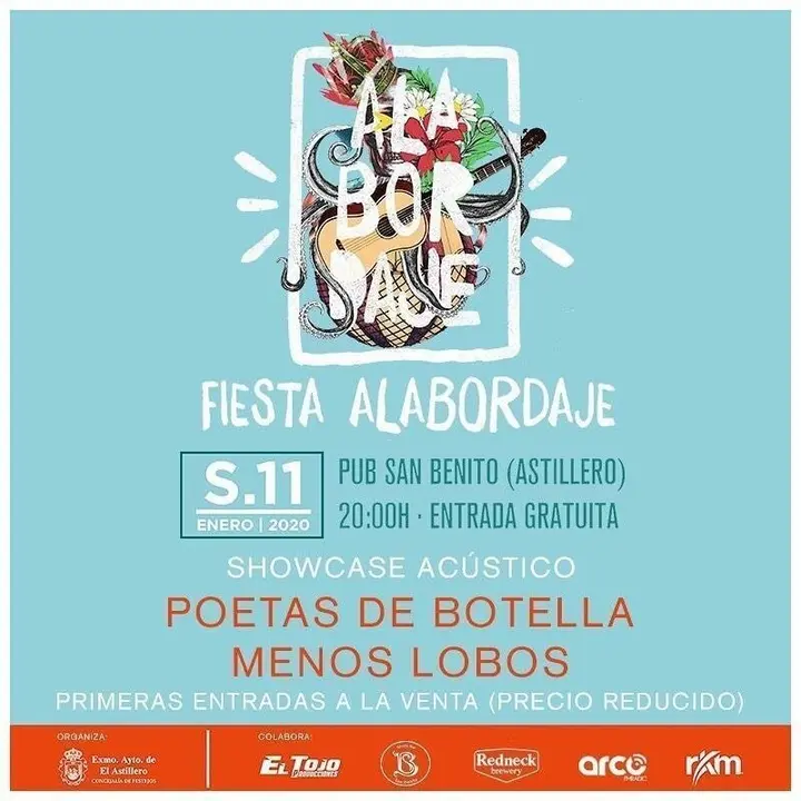 CARTEL FIESTA PRESENTACION ALABORDAJE 2020