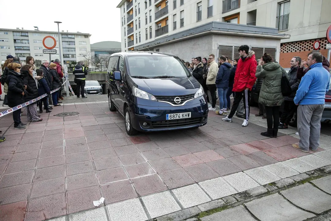 DAVID S. BUSTAMANTE 13/01/2020 SANTANDER/ CANTABRIA Hundimiento de un parking subterrraneo y un parque infantil en Santander