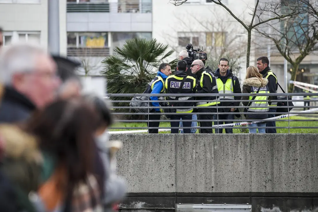 DAVID S. BUSTAMANTE 13/01/2020 SANTANDER/ CANTABRIA Hundimiento de un parking subterrraneo y un parque infantil en Santander