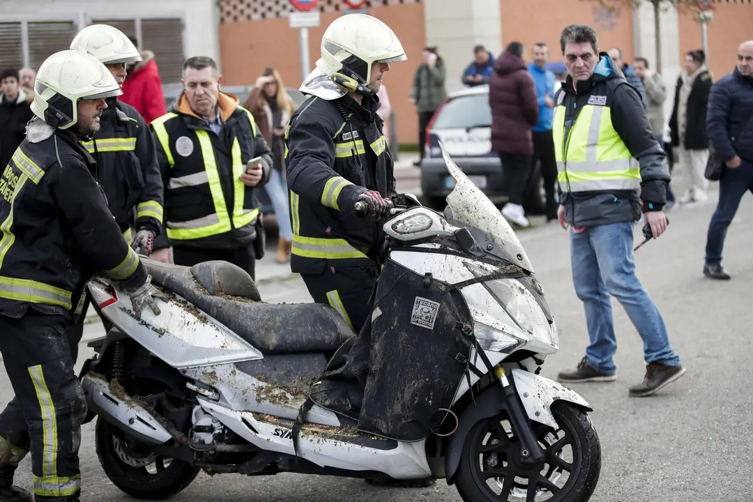 DAVID S. BUSTAMANTE 13/01/2020 SANTANDER/ CANTABRIA Hundimiento de un parking subterrraneo y un parque infantil en Santander