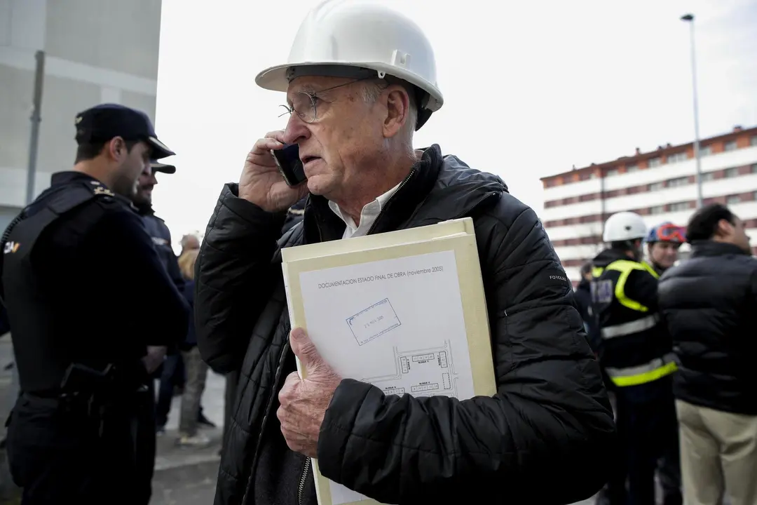 DAVID S. BUSTAMANTE 13/01/2020 SANTANDER/ CANTABRIA Hundimiento de un parking subterrraneo y un parque infantil en Santander