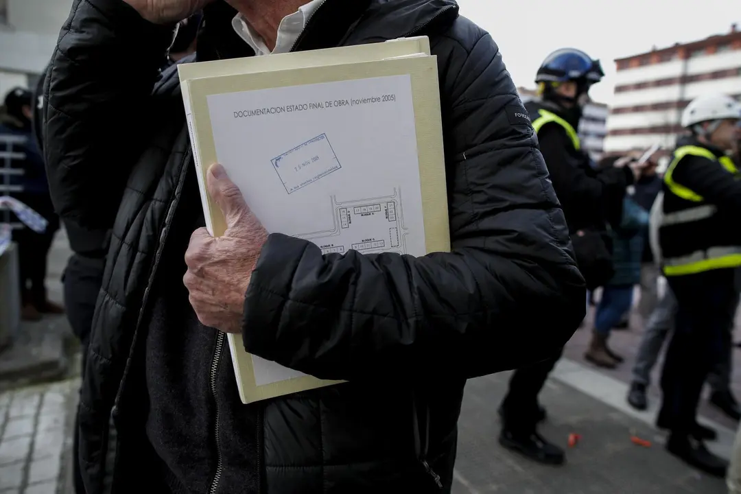 DAVID S. BUSTAMANTE 13/01/2020 SANTANDER/ CANTABRIA Hundimiento de un parking subterrraneo y un parque infantil en Santander