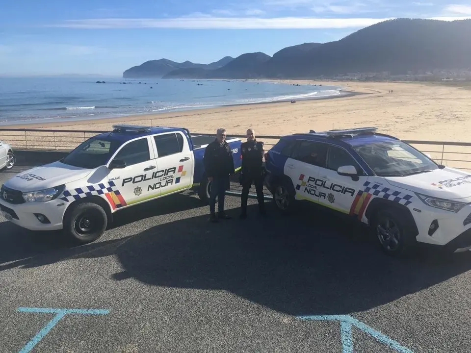 Los dos nuevos veh&iacute;culos de la Polic&iacute;a Local de Noja