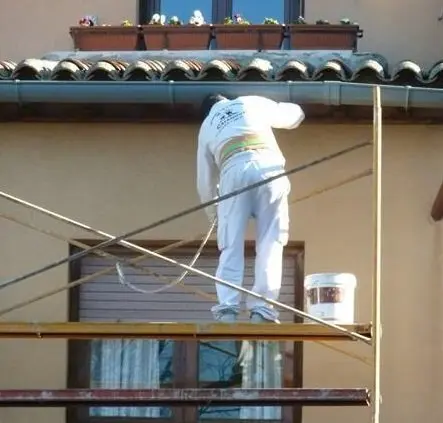 Alba&ntilde;il trabajando en una casa