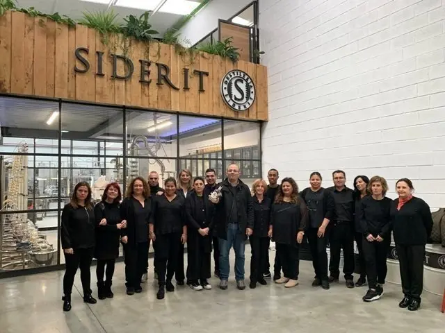 Visita de los desempleados a Siderit