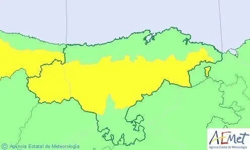 Avisos en Cantabria para este jueves