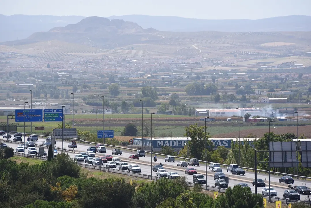 Tr&aacute;fico, calidad del aire, recurso
