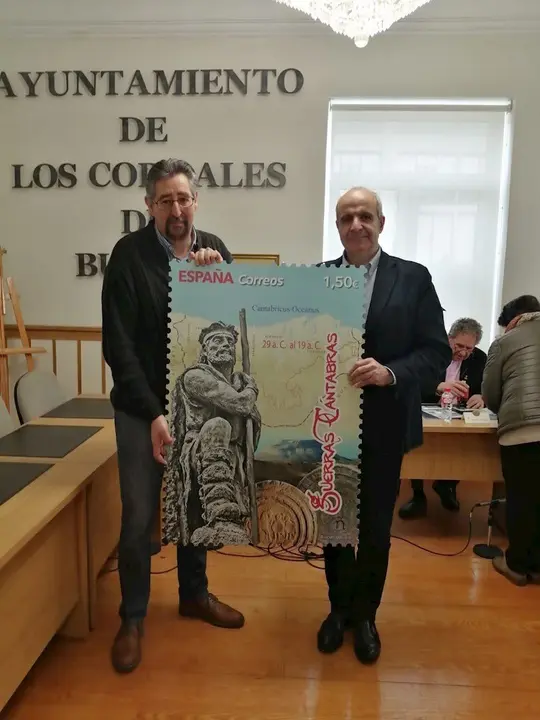 Presentaci&oacute;n del sello de Correos dedicado a las Guerras C&aacute;ntabras en Los Corrales