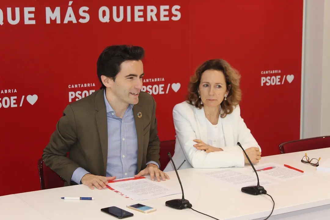 Pedro Casares e Isabel Fern&aacute;ndez