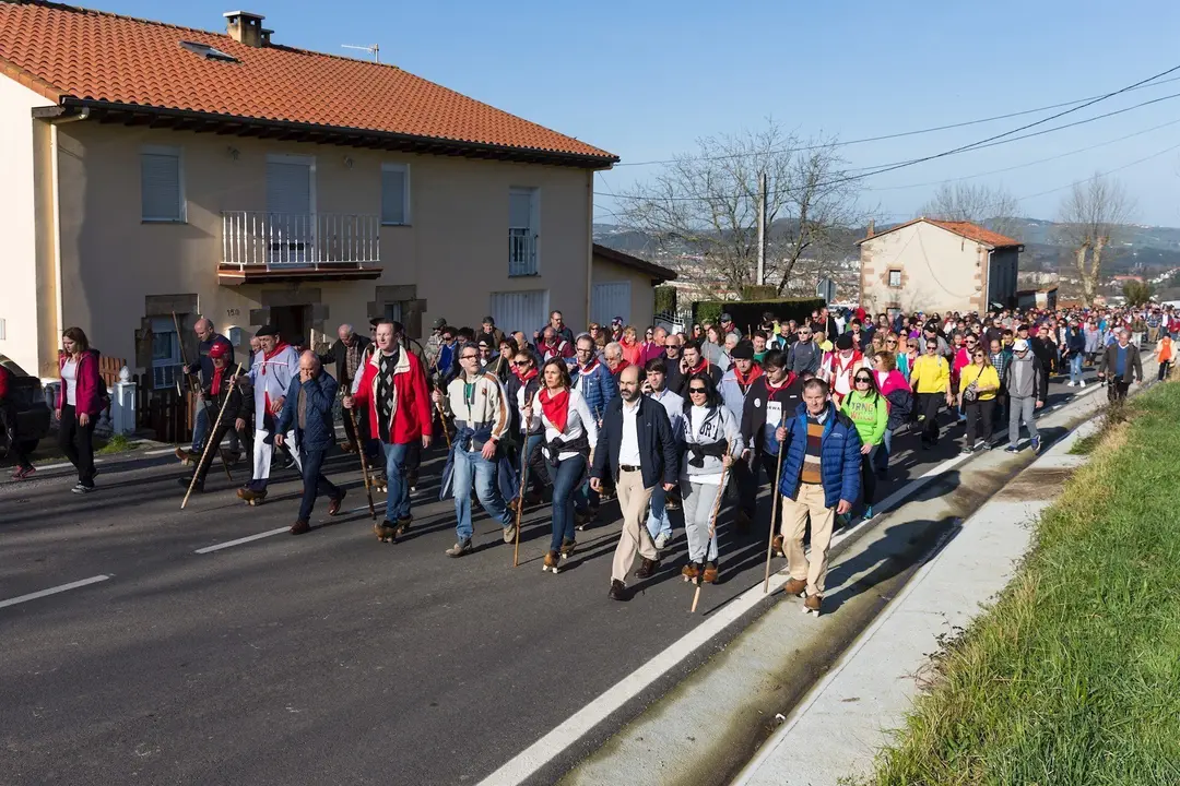 Subida en albarcas a La Monta&ntilde;a por San Blas