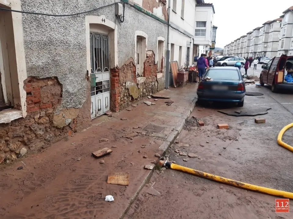 Efectos de las inundaciones en Reinosa