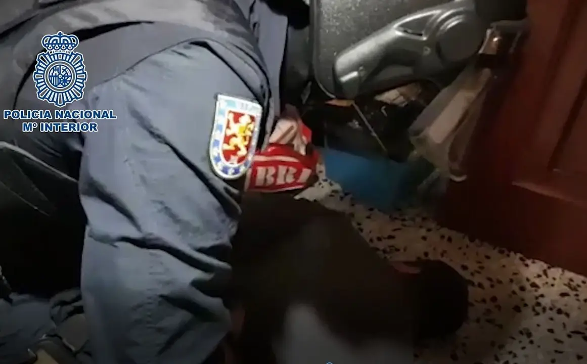 Imagen de una de las detenciones.