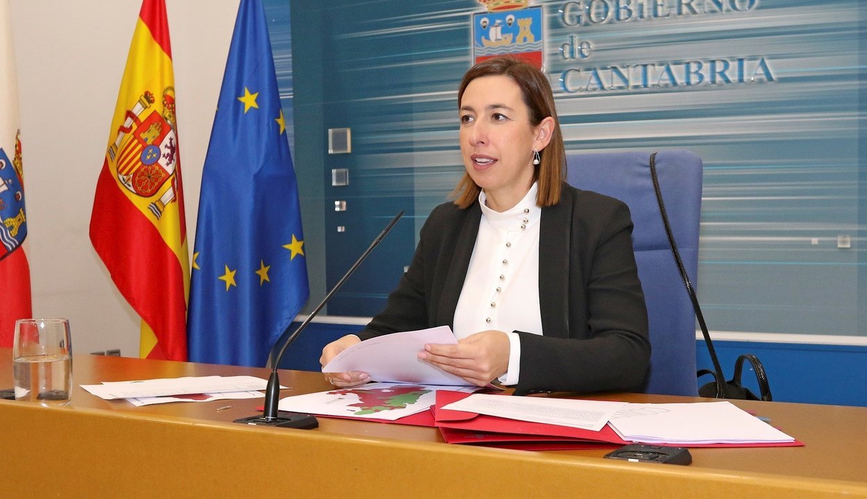 La consejera de Economía y Hacienda, María Sánchez, informa, en rueda de prensa, de los acuerdos del Consejo de Gobierno.