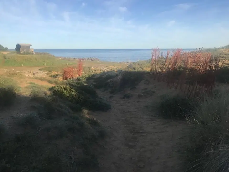 Senda costera de Punta de la Mesa en Noja