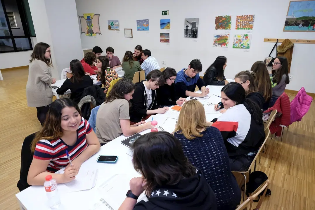 Taller de escritura creativa en Santander. Imagen de archivo