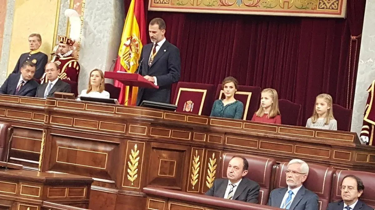 El Rey, en su discurso de la &uacute;ltima Apertura Solemne de la Legislatura 